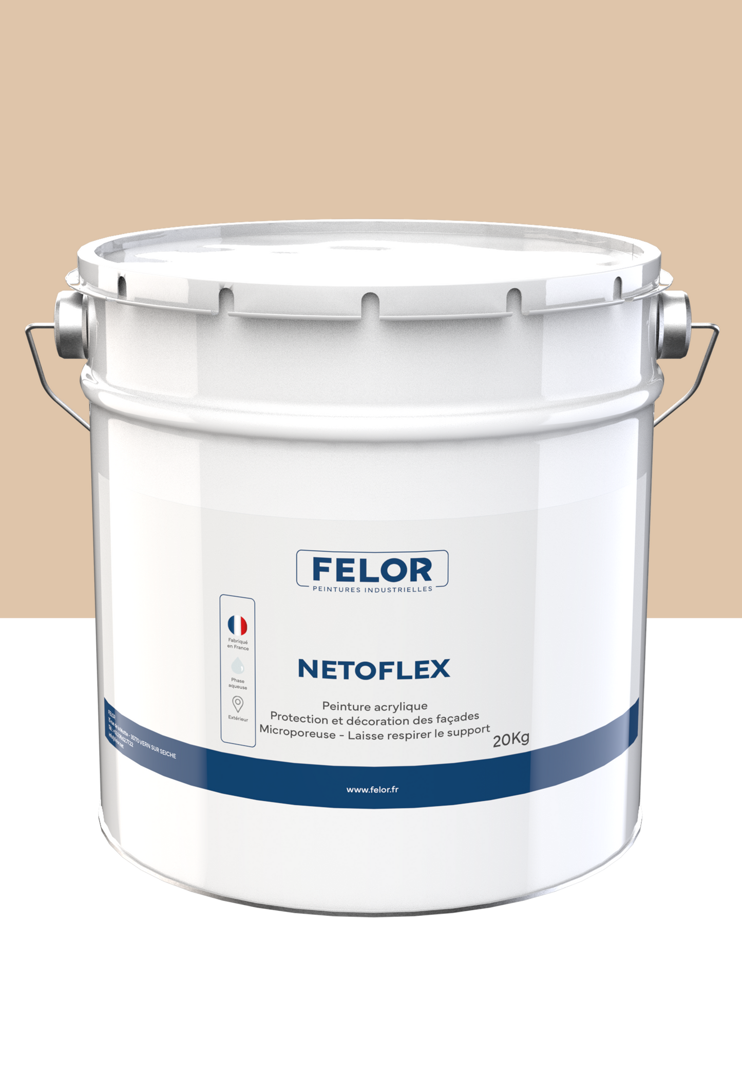 Peinture film semi-épais plastique pour mur et faïence Teintes au choix - NETOFLEX