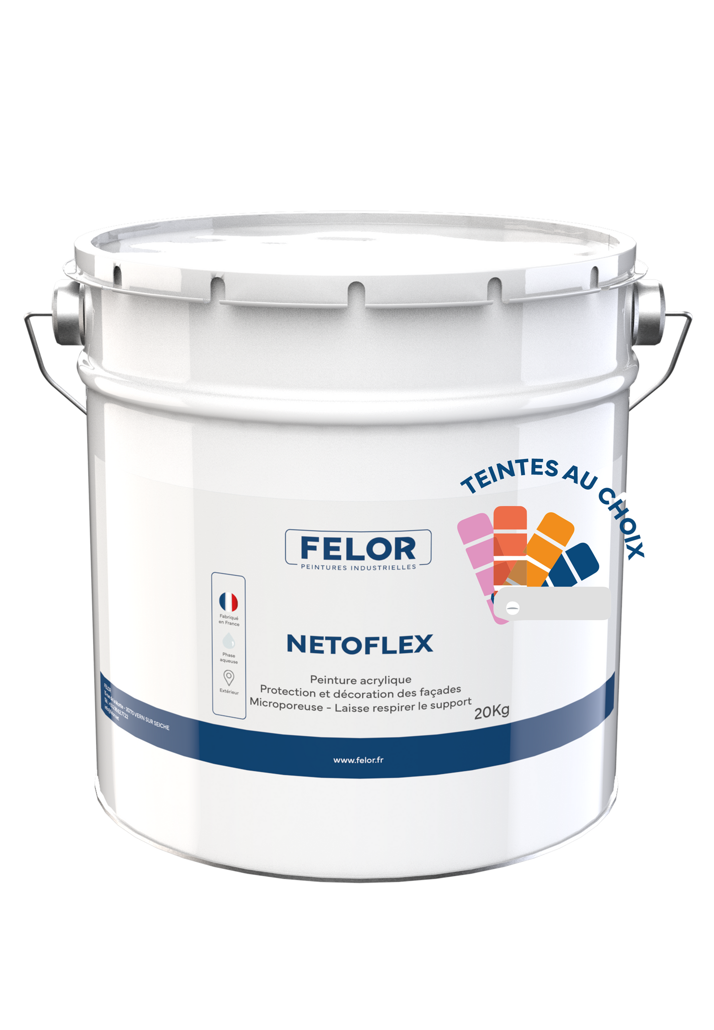 Peinture film semi-épais plastique pour mur et faïence Teintes au choix - NETOFLEX