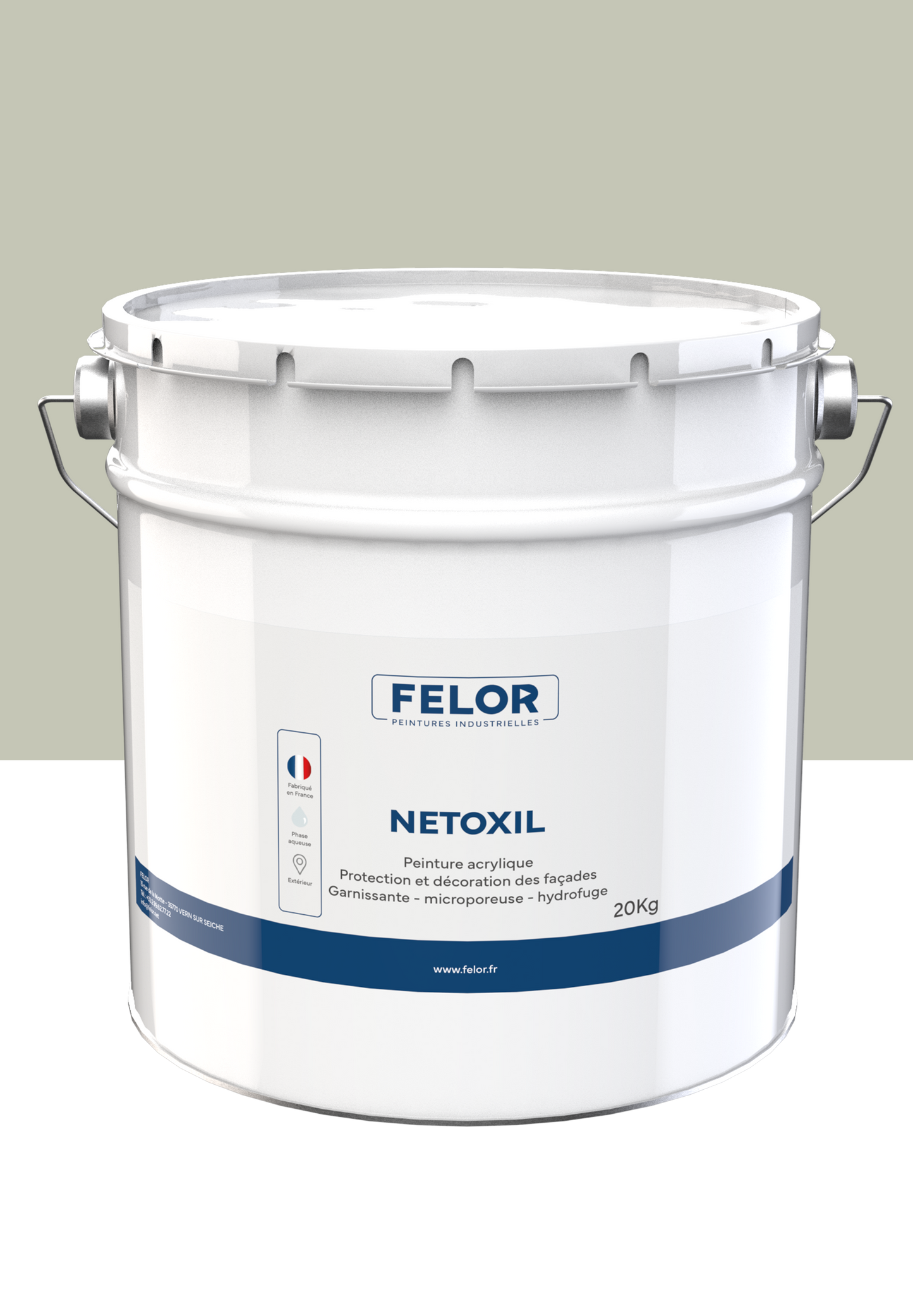 Peinture siloxane film mince hydrofuge Autres teintes - NETOXIL